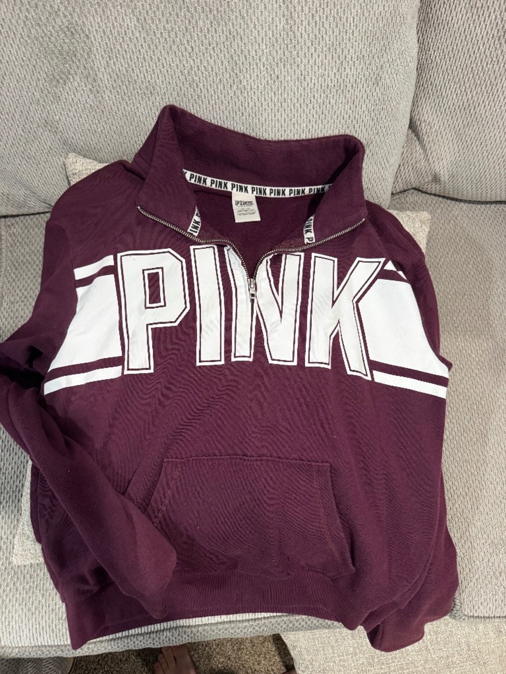 Victoria’s Secret Pink quarter zip